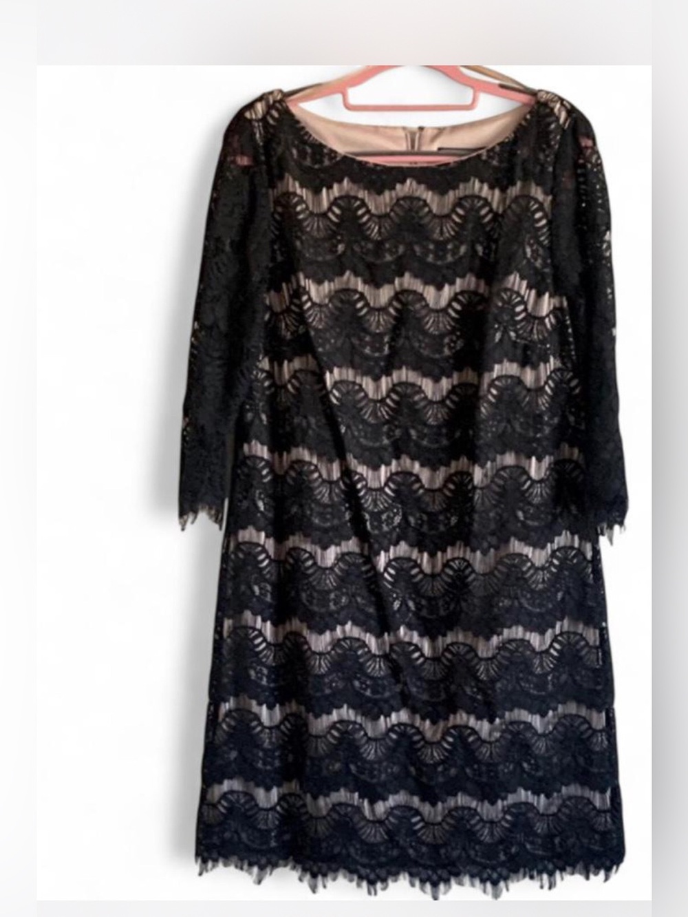 Jessica Howard Elegant Black Lace Dress